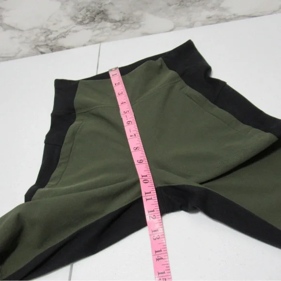 ATHLETA Highline Hybrid Ankle Tight Leggings Green and Black Size 2 - Picture 11 of 16